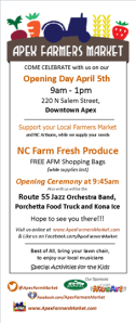 Apex Farmers Market Opening Day