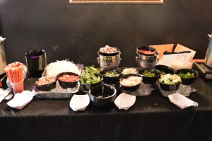 The Pho Bar was very popular during the event.