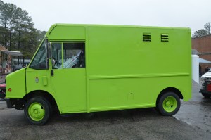 Sol Tacos before "Kermit", the truck's name, got his paint job.