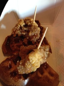 5 Spice Chicken and Waffles - Dump Pho King Truck