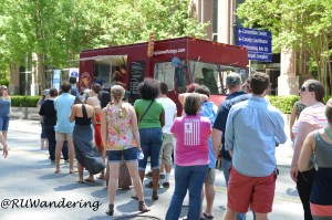 Rivaling Chirba Chirba's long lines was Belgian Waffology.