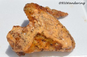 The Humble Pig's Chicken Wings are really good.  Not surprised these sold out at the rodeo.