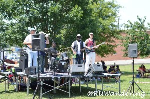 The Torrey White Band playing at the Rodeo.