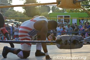 One of my favorite pictures with Sōl Tacos and Gouge Wrestling at Raleigh Brewing Company.
