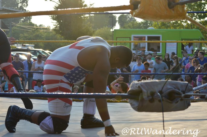 One of my favorite pictures with Sōl Tacos and Gouge Wrestling at Raleigh Brewing Company.